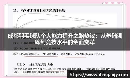 成都羽毛球队个人能力提升之路热议：从基础训练到竞技水平的全面变革